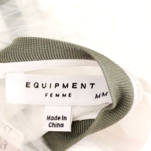 NWT Equipment Silk with Stripes Tank - Picture 9 of 9